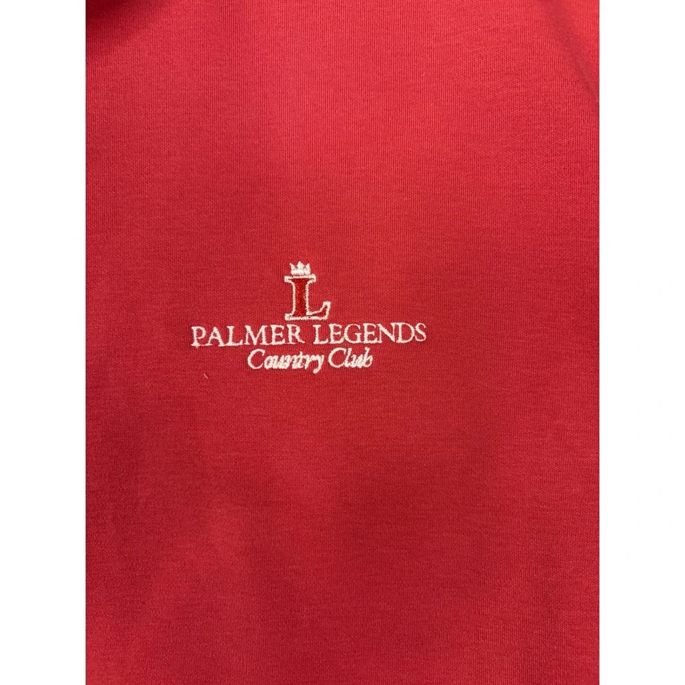 FootJoy 1857 Mens XXL Red Palmer Legends Country Club Quarter Zip Pullover